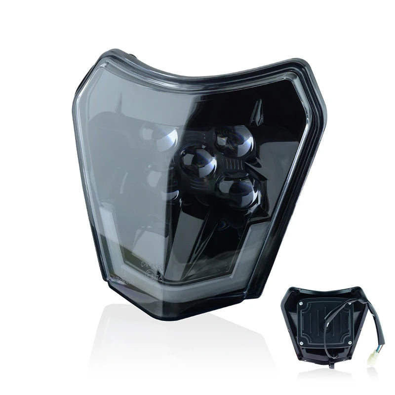 LED Headlight Plate for KTM EXC XC SX 125/250/300/450 Supermoto Enduro Bikes