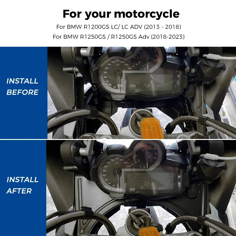 BMW Cockpit Fairing Forkshield R1200GS R1250GS ADV 2013-2024 GSA GS R1200