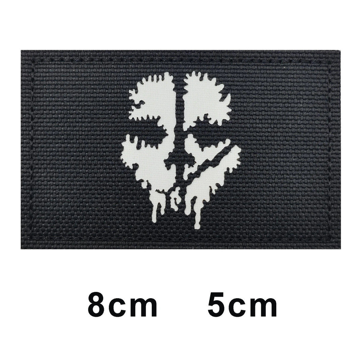 Call of Duty Ghost Skull Mask Tactical 3D Patch – Paintball Airsoft Hook/Loop