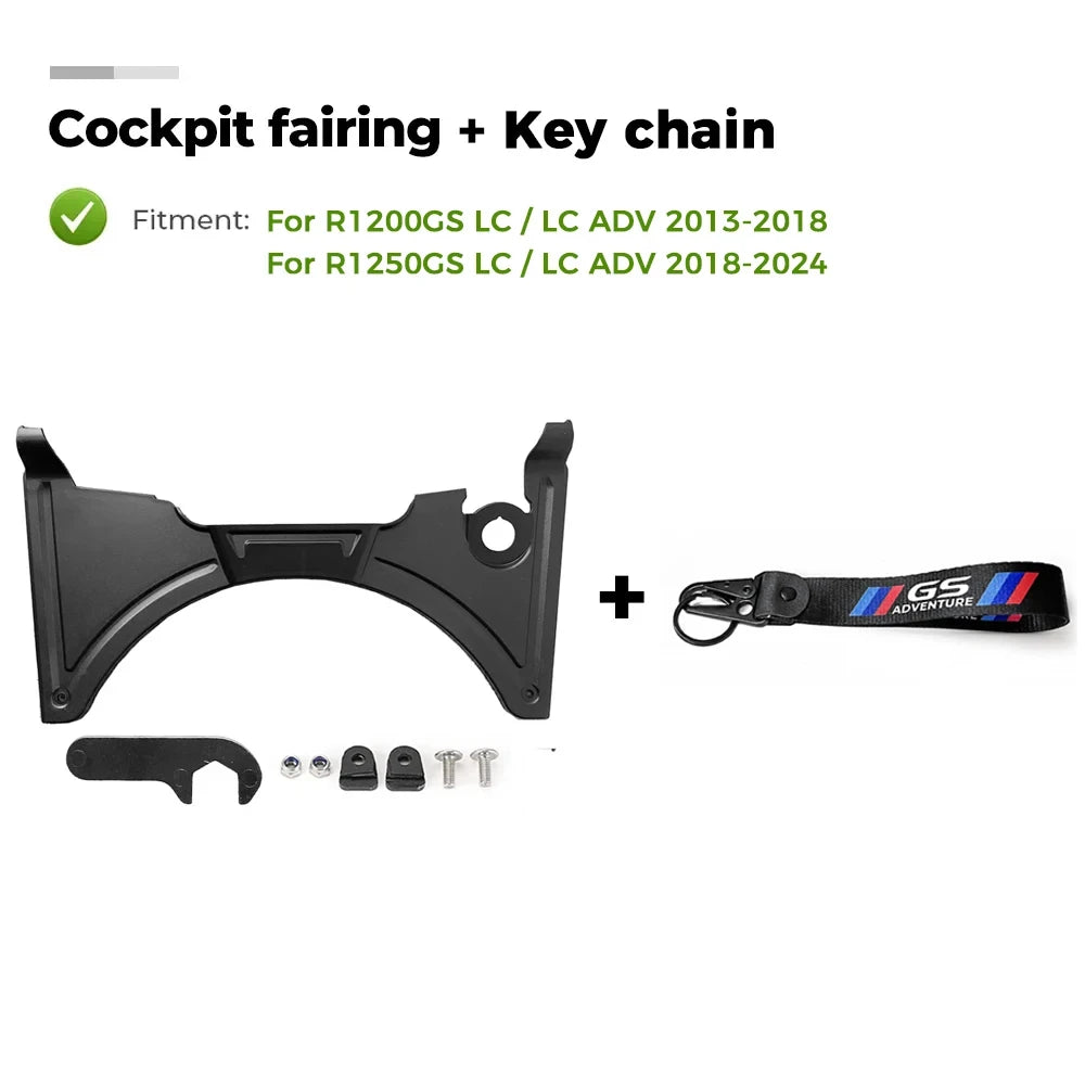 BMW Cockpit Fairing Forkshield R1200GS R1250GS ADV 2013-2024 GSA GS R1200