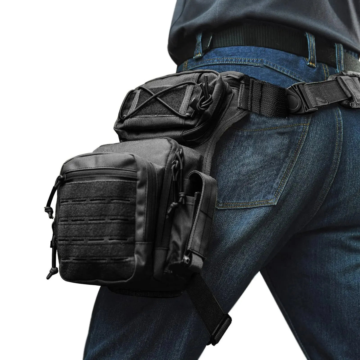 Tactical Leg Bag Utility Pouch Waist Pack Tool Belt Airsoft Paintball