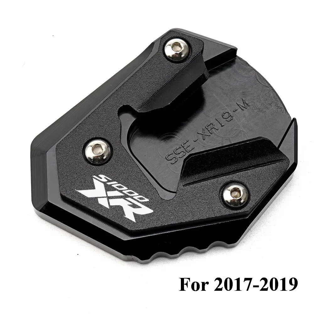 Kickstand Extension Pad Foot For BMW S1000XR 2017-2026  Valve Caps CNC Aluminum
