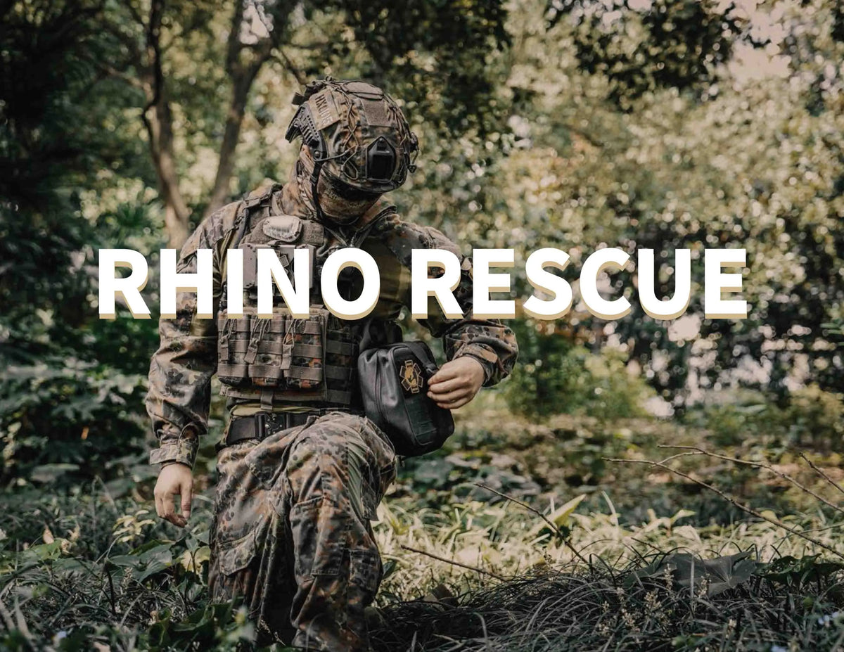 RHINO RESCUE Outdoor Camping First Aid Kit | Travel & Emergency Survival Gear