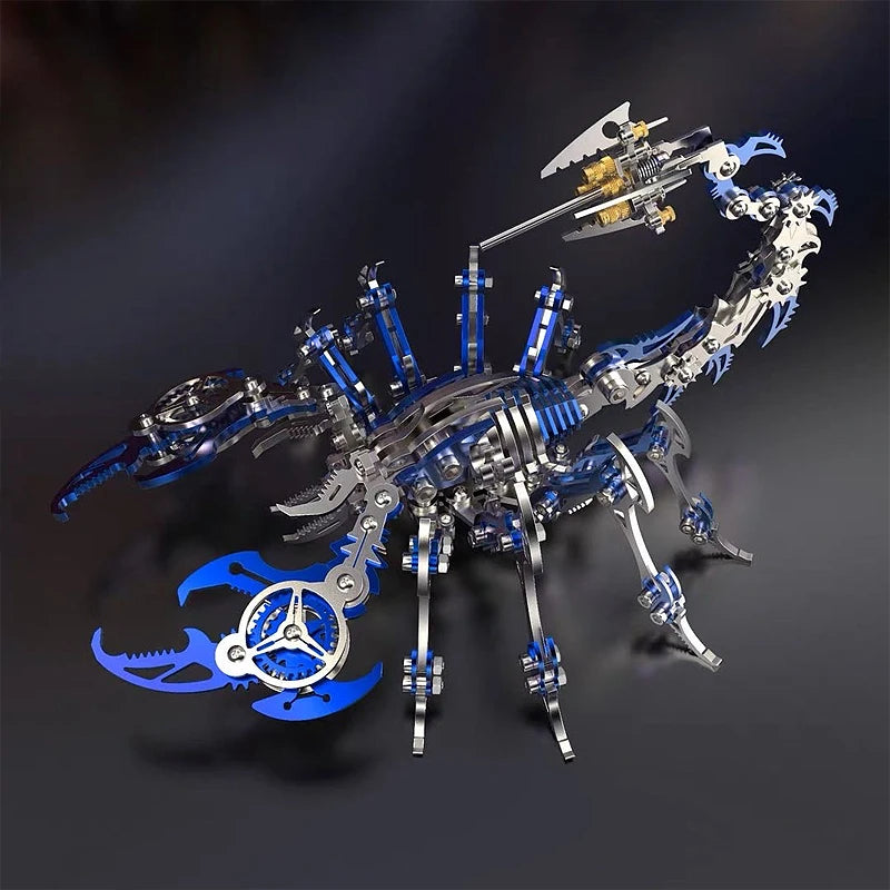 3D Scorpion Metal Puzzle Steampunk Insect Model Kit - 454 PCS DIY Model