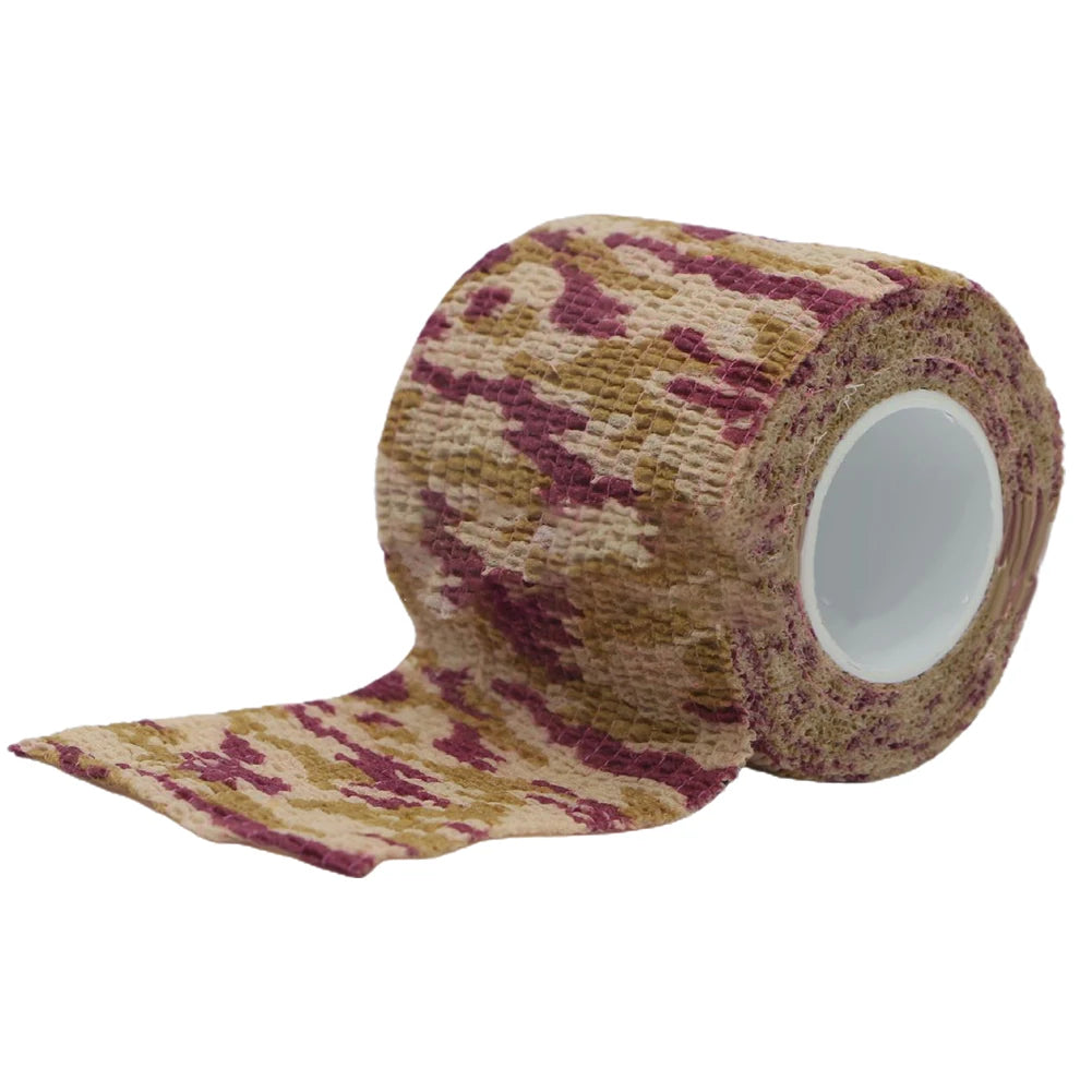 1pc Camouflage Invisible Tape Camo Form Self-Cling Wrap for Hunting Outdoor Gear