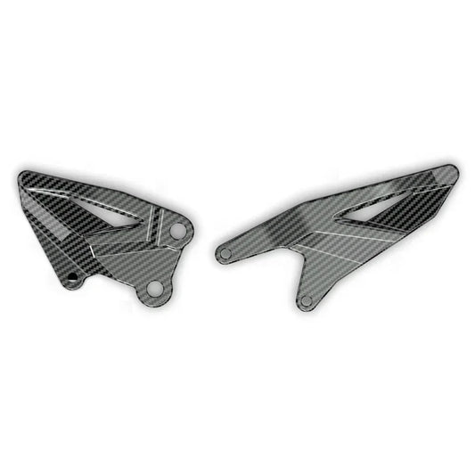 Yamaha R1 R1M 2015-2024 Carbon look Foot Pedal Heel Guard Plates Decoration Set