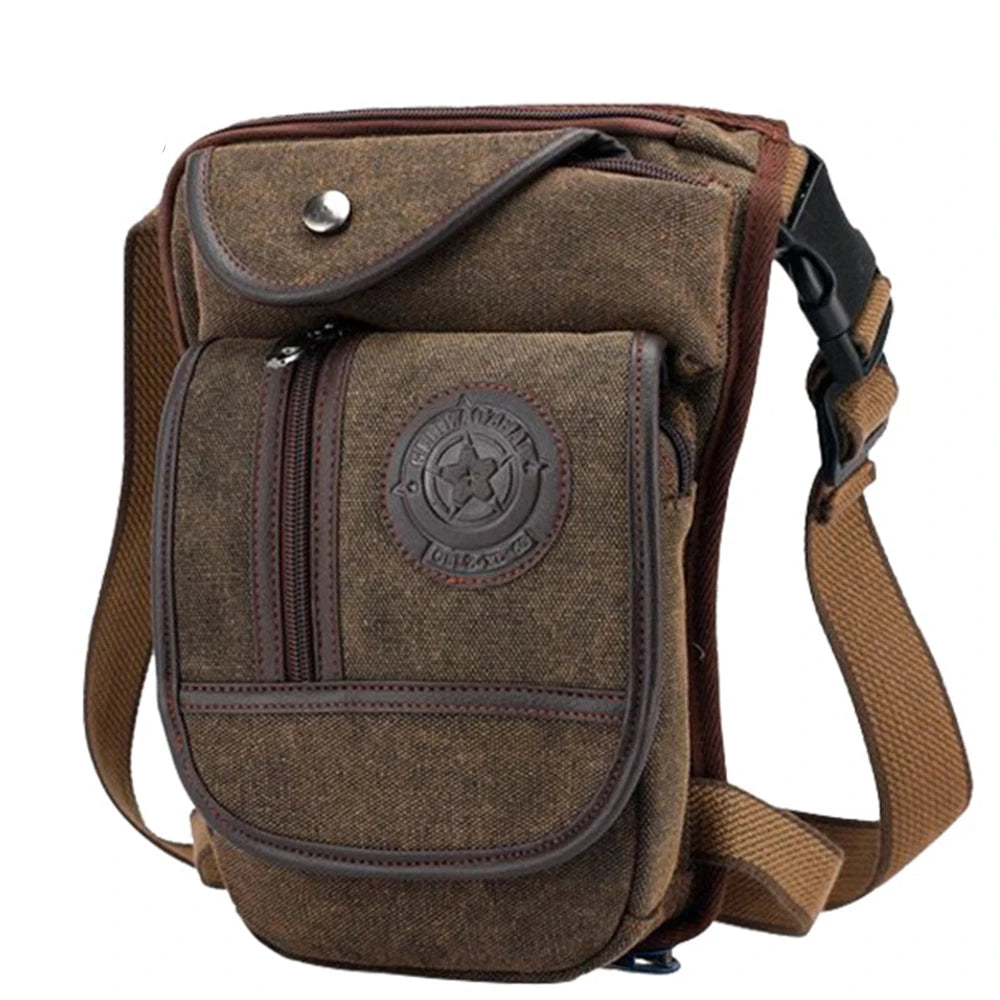 Motorcycle Leg Drop Bag Waterproof Thigh Hip Pouch Tactical Travel Pack waist