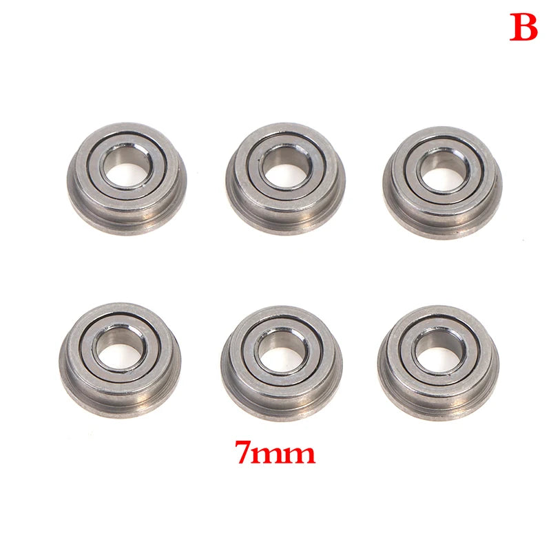 6Pcs Bearing Steel Gear Shim Set for Airsoft Gel Paintball- 6mm/7mm/8mm