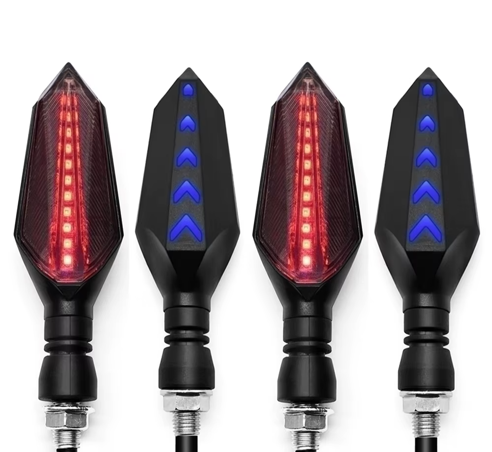 Universal Motorcycle LED Turn Signal Sequential Flowing Flash Indicator Lights