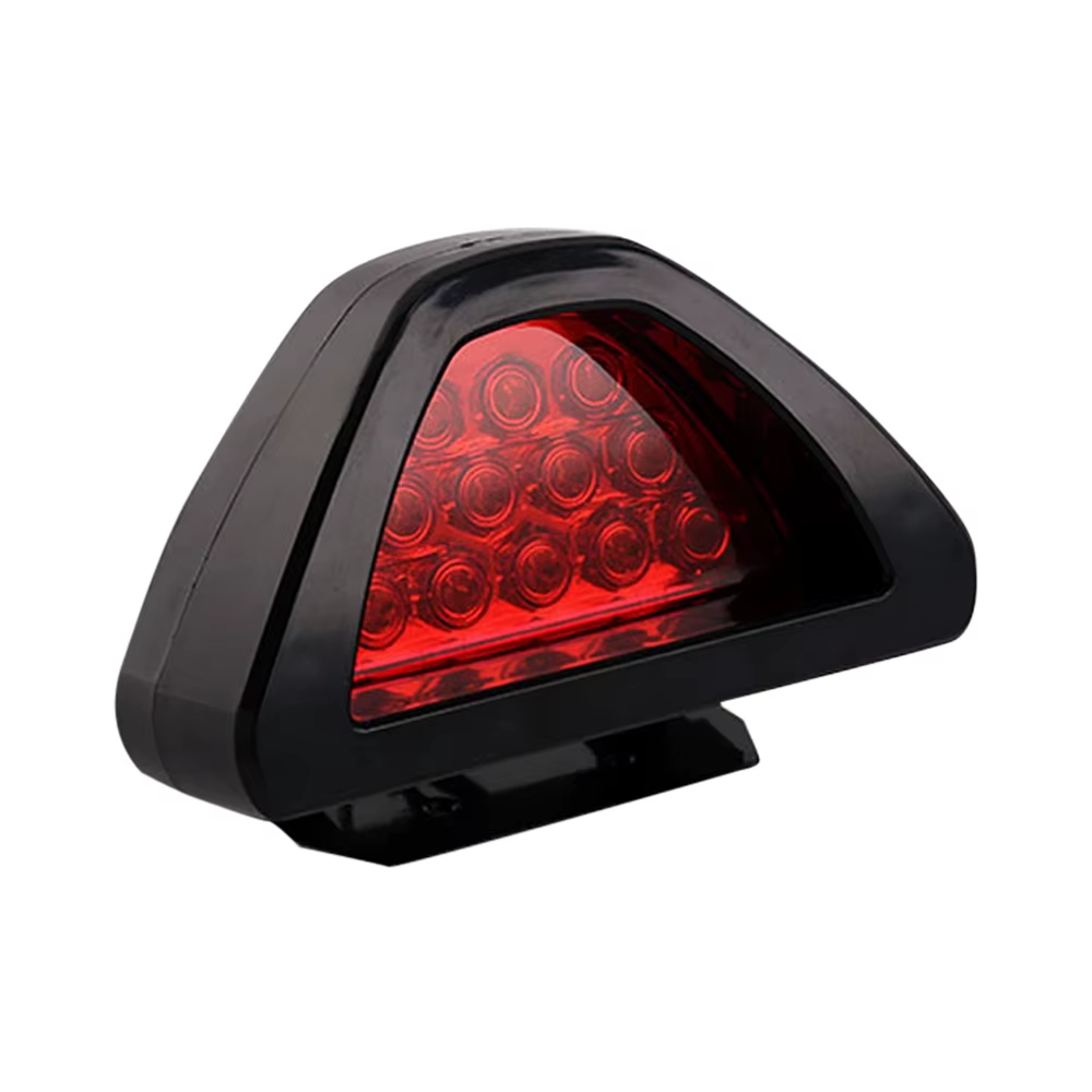 1pcs Universal F1 Style Red LED Brake Light, 12 LED Rear Tail Stop Safety Lamp
