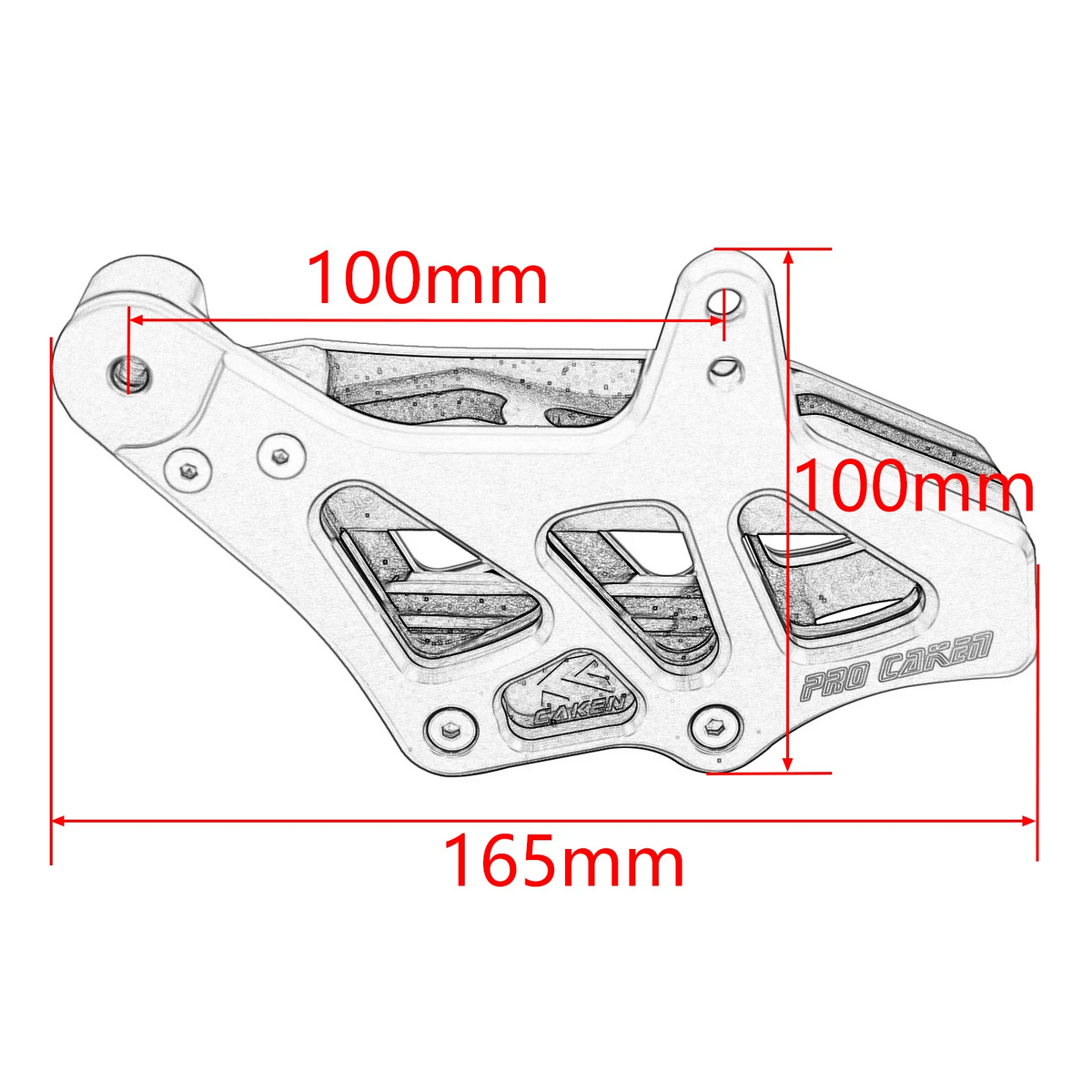 CNC Chain Guide Guard KTM SX SXF EXC EXCF XC XCW XCF 125-530 2008-22