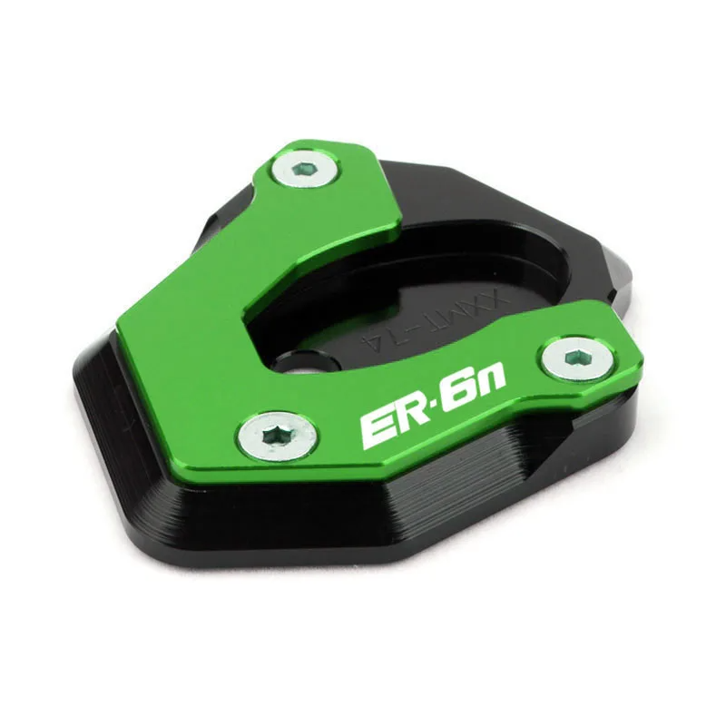 Kawasaki ER6N ER6F NINJA 650 Kickstand Pad CNC Side Stand Extender 2011–2020