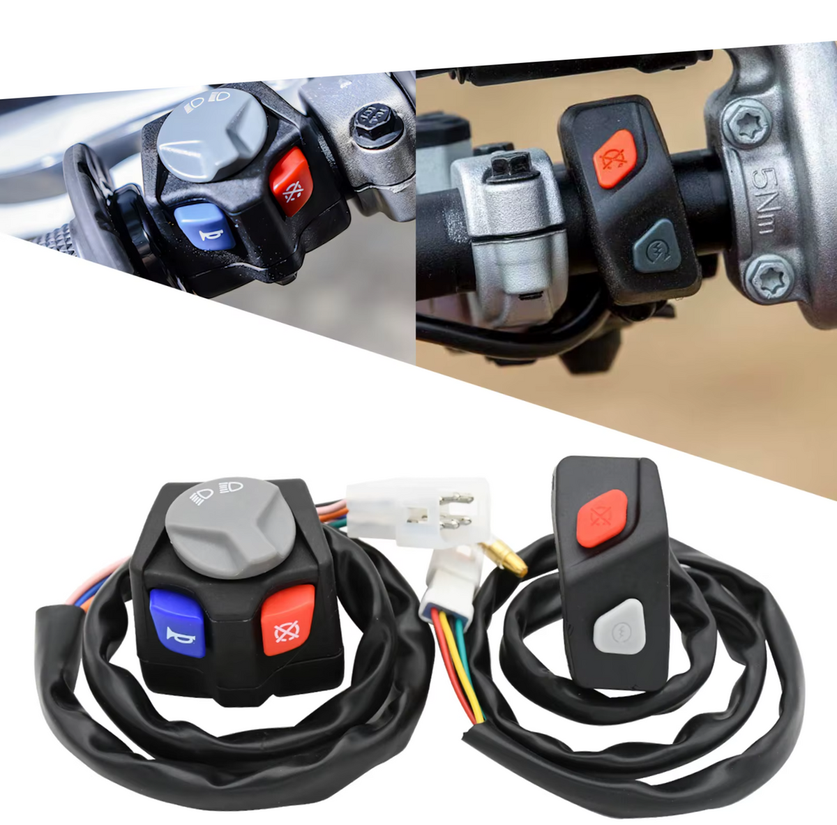 KTM Husqvarna GasGas Headlight Horn Kill Start Switch EXC SXF TE FE TX