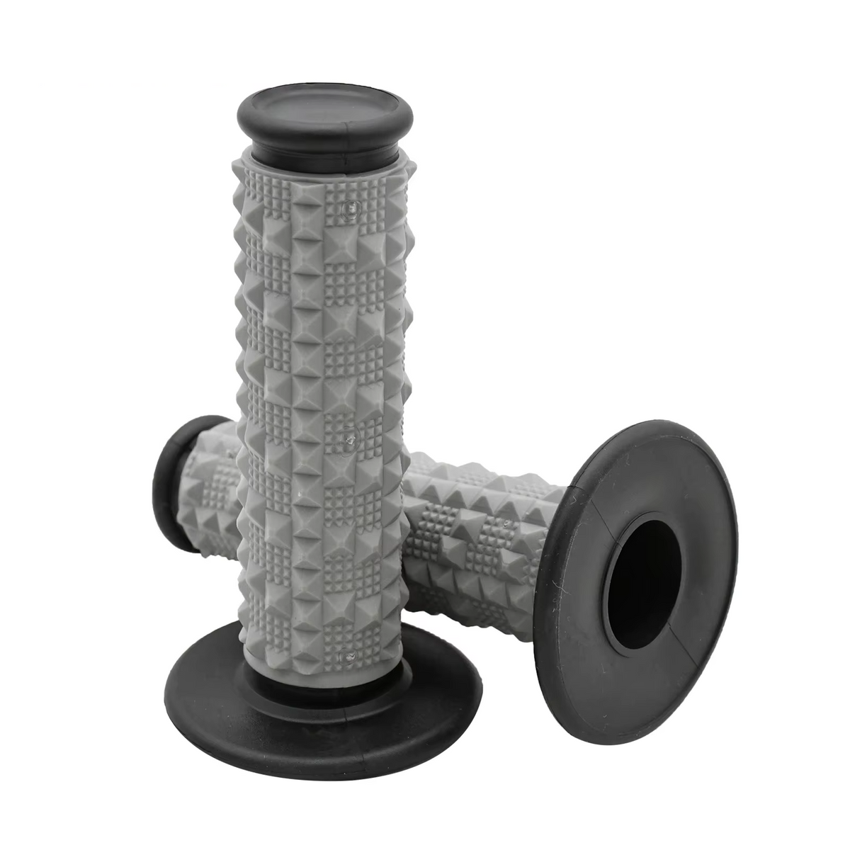 Motorcycle 22mm 7/8" Rubber Handlebar Grips MX Dirt Bike ATV Universal