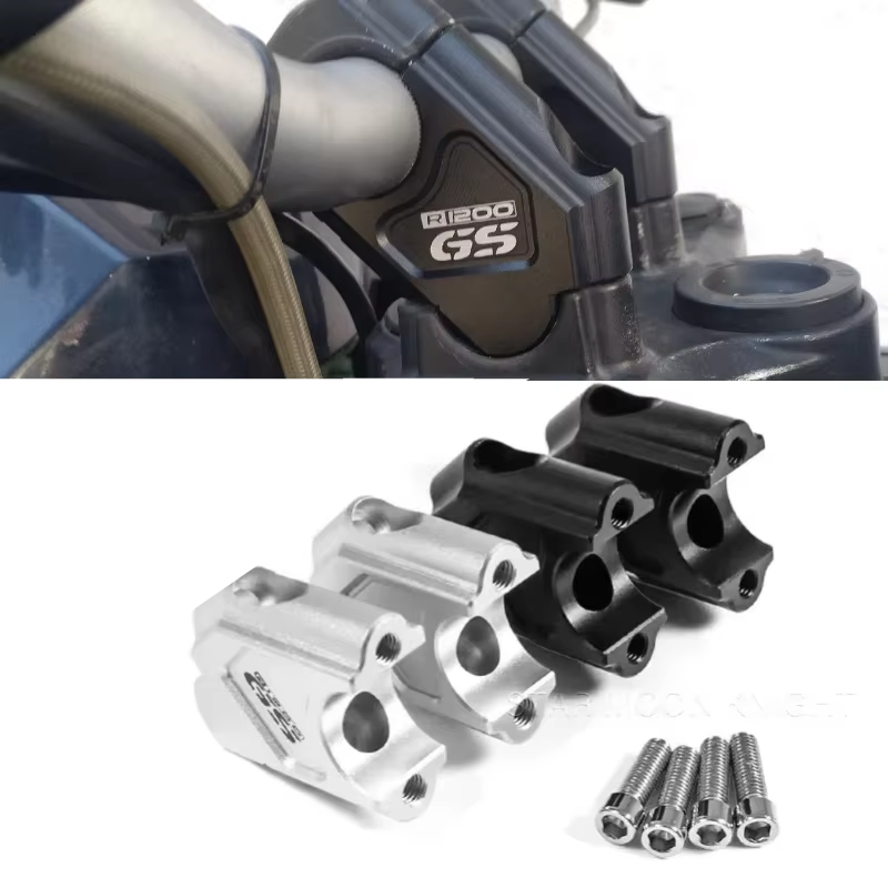 BMW R1200GS / Adventure Handlebar Risers 2004-2007 – Clamp Extension Adapter