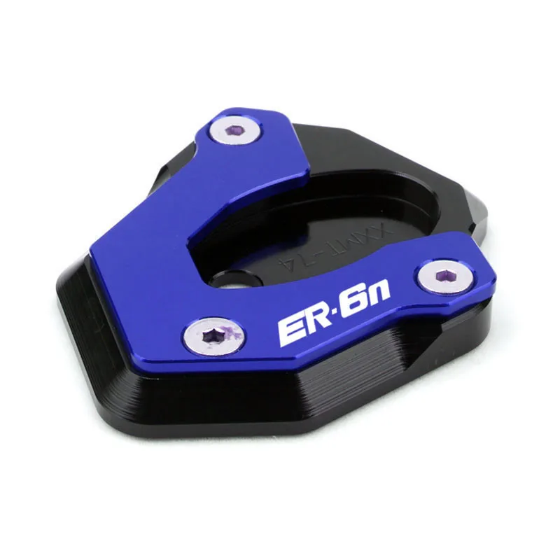 Kawasaki ER6N ER6F NINJA 650 Kickstand Pad CNC Side Stand Extender 2011–2020