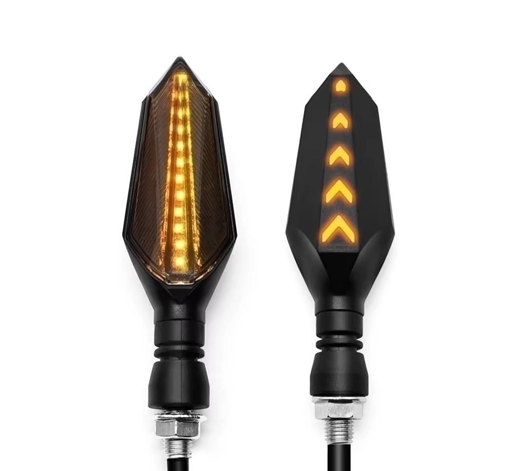 Universal Motorcycle LED Turn Signal Sequential Flowing Flash Indicator Lights