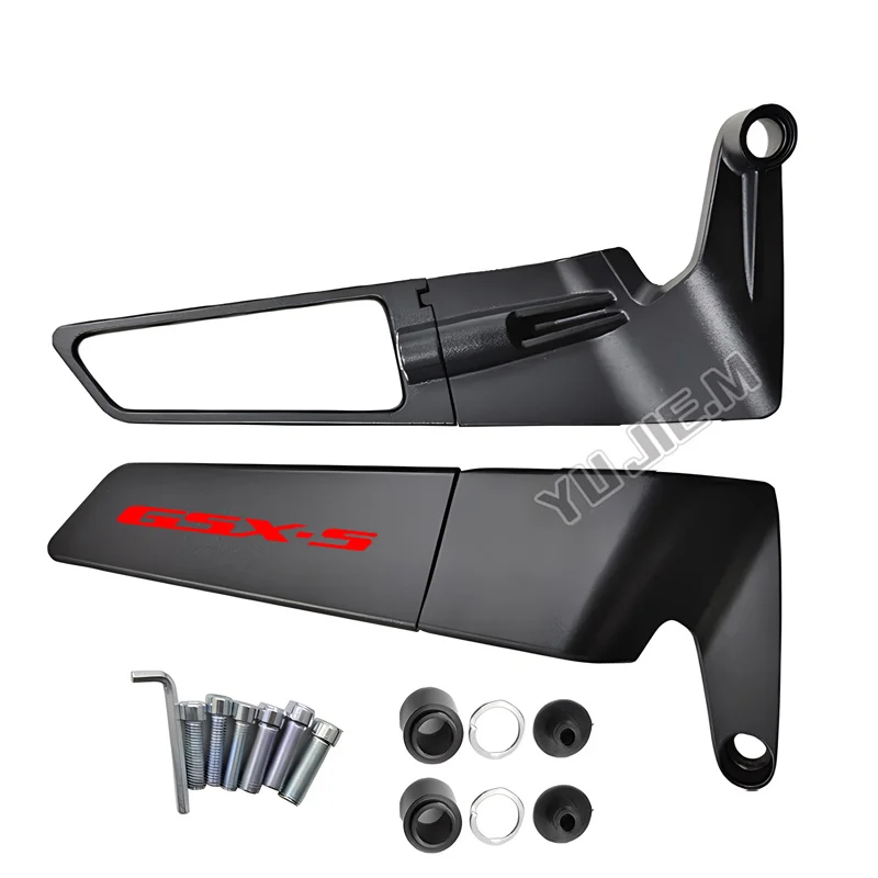 Suzuki GSX-S750 GSX-S1000 GSR750 CNC Rearview Mirrors Fixed Wing 2011-2026