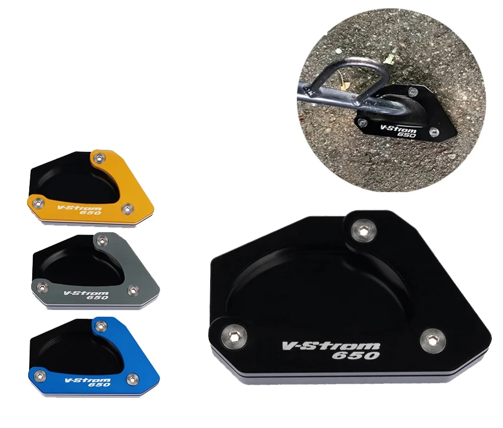 Suzuki DL650 V-Strom 650 2004-2024 CNC Kickstand Side Stand Extension Pad