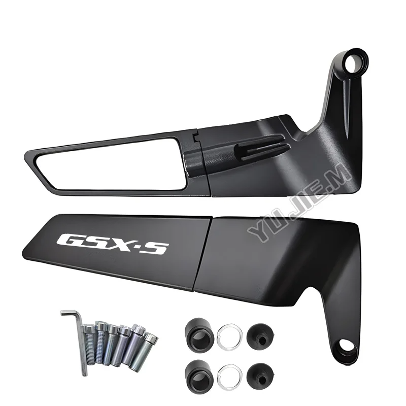 Suzuki GSX-S750 GSX-S1000 GSR750 CNC Rearview Mirrors Fixed Wing 2011-2026