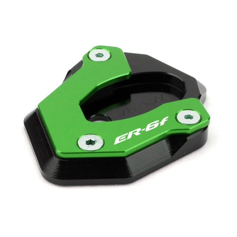 Kawasaki ER6N ER6F NINJA 650 Kickstand Pad CNC Side Stand Extender 2011–2020