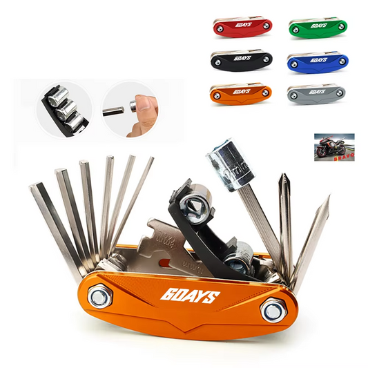 KTM TPI EXC Six Days 16-in-1 Repair Screwdriver & Wrench Tool Kit Set