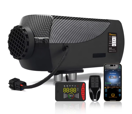8KW 12V Diesel Air Heater w/Bluetooth App & Remote, RV Truck Camper UK STOCK