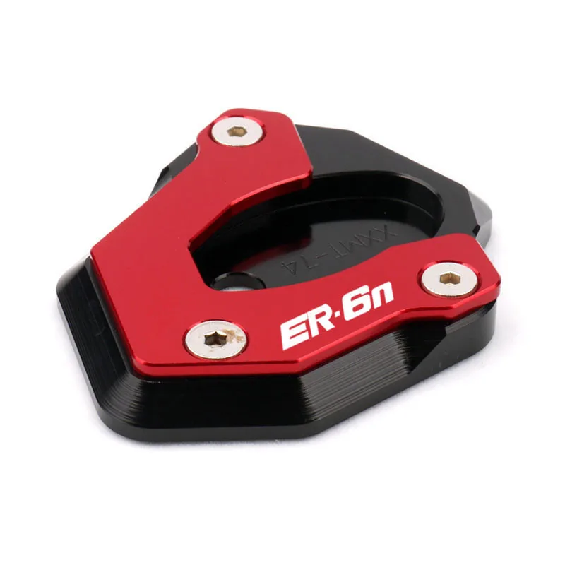 Kawasaki ER6N ER6F NINJA 650 Kickstand Pad CNC Side Stand Extender 2011–2020