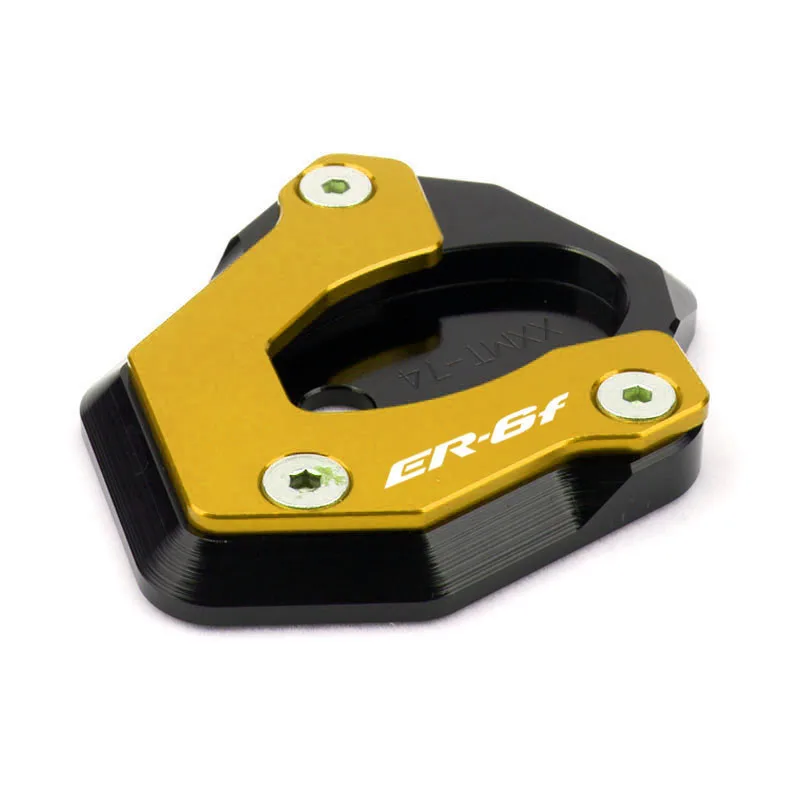Kawasaki ER6N ER6F NINJA 650 Kickstand Pad CNC Side Stand Extender 2011–2020